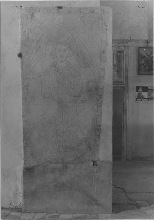 dalle funéraire à effigie gravée de Pierre d'Abbéville - © Ministère de la Culture (France), Médiathèque du patrimoine et de la photographie, Tous droits réservés