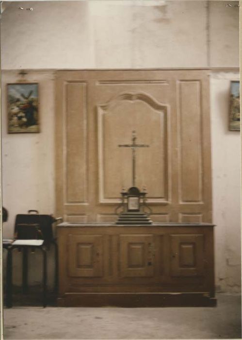 boiserie formant retable - © Ministère de la Culture (France), Médiathèque du patrimoine et de la photographie, Tous droits réservés