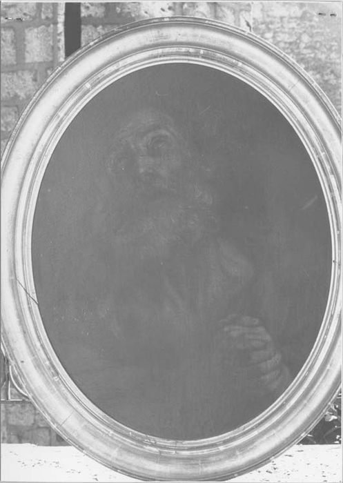 tableau et son cadre : Saint Pierre pleurant sa faute - © Ministère de la Culture (France), Médiathèque du patrimoine et de la photographie, Tous droits réservés