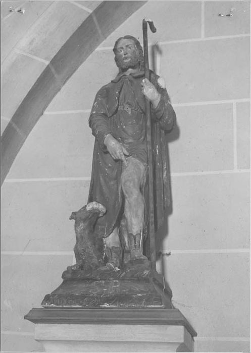 statue : Saint Roch - © Ministère de la Culture (France), Médiathèque du patrimoine et de la photographie, Tous droits réservés