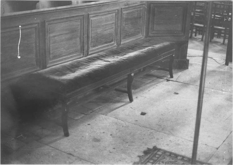 banquette ; tabourets (7)