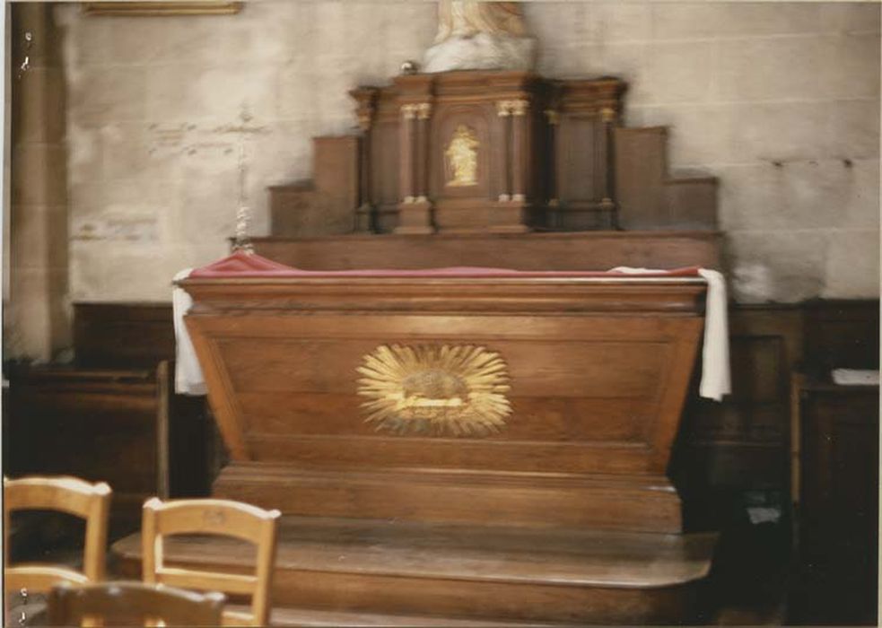 Autel du Sacré-Coeur ; tabernacle