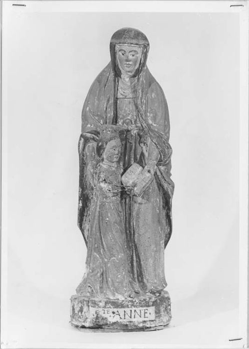 groupe sculpté : Sainte Anne et la Vierge