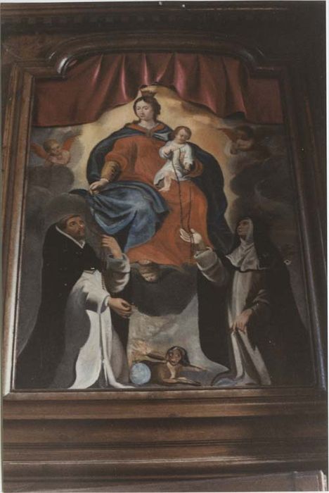 tableau : Vierge au Rosaire