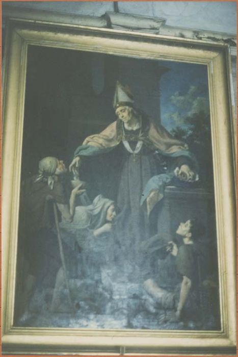 tableau : Saint évêque faisant l'aumône - © Ministère de la Culture (France), Médiathèque du patrimoine et de la photographie, Tous droits réservés