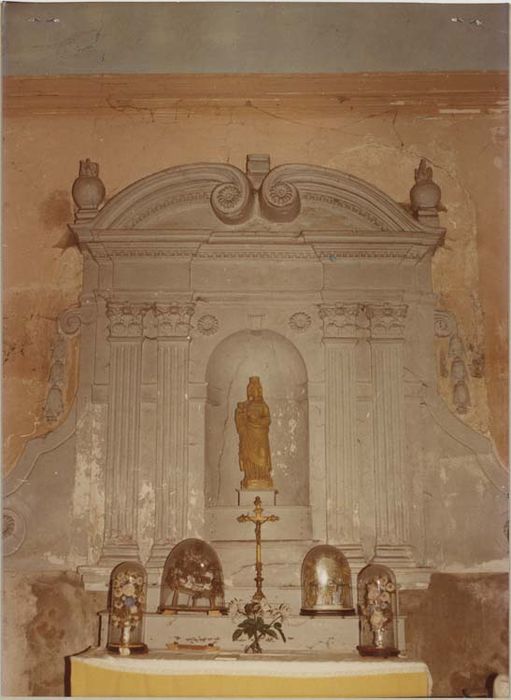 retable de l'autel de la Vierge