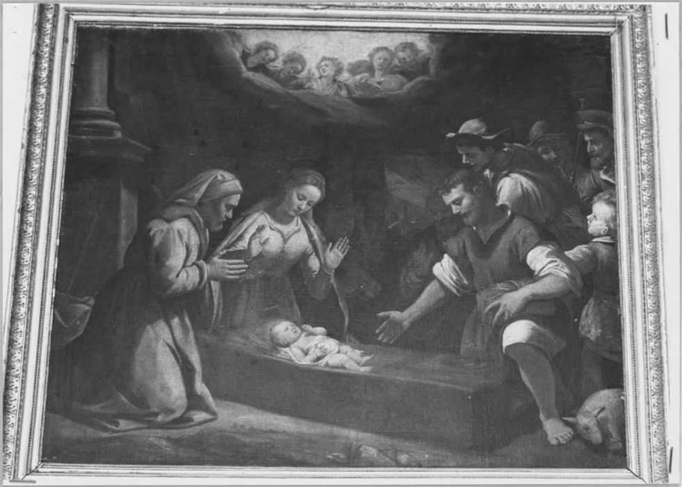 tableau : Adoration des bergers (L') - © Ministère de la Culture (France), Médiathèque du patrimoine et de la photographie, Tous droits réservés