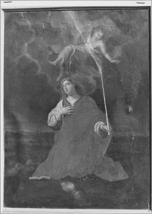tableau : Sainte Geneviève - © Ministère de la Culture (France), Médiathèque du patrimoine et de la photographie, Tous droits réservés