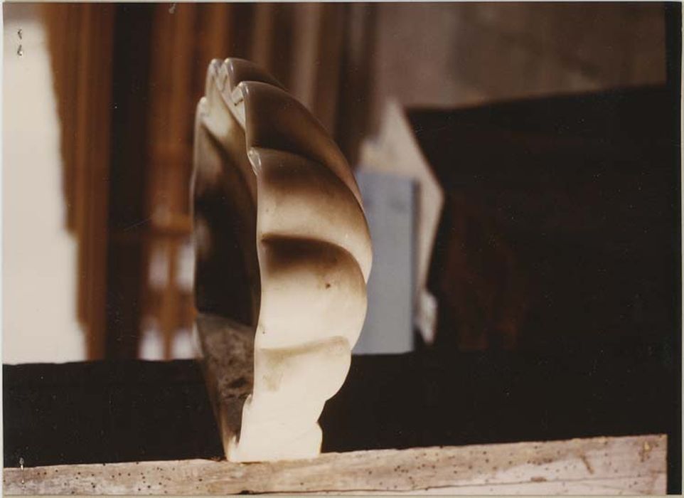 bénitier forme coquille