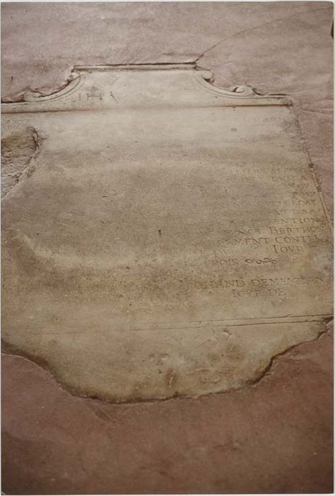 Dalle defondation de Mathurin Berthon