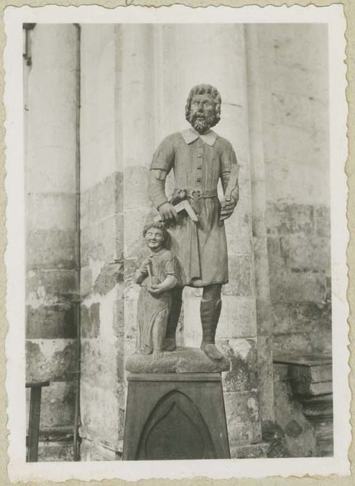 statue : saint Joseph et l'Enfant Jésus