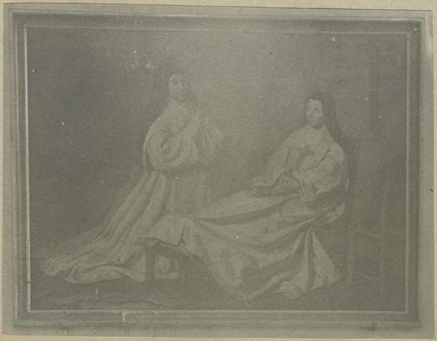 tableau : la Guérison de soeur Catherine de sainte Suzanne