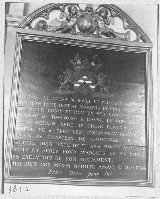 plaque funéraire