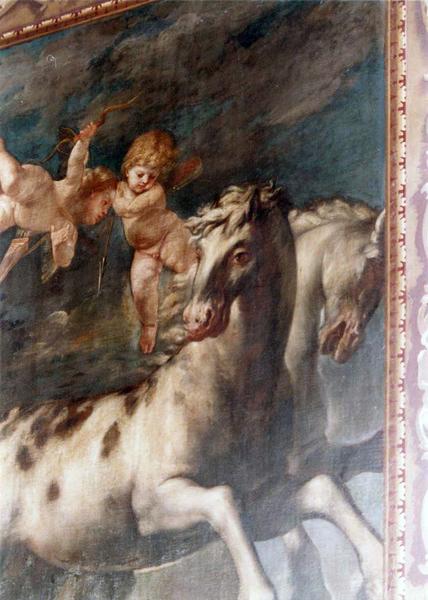 décor de la salle des commissions, détail du tableau : Aurore enlevant Orion