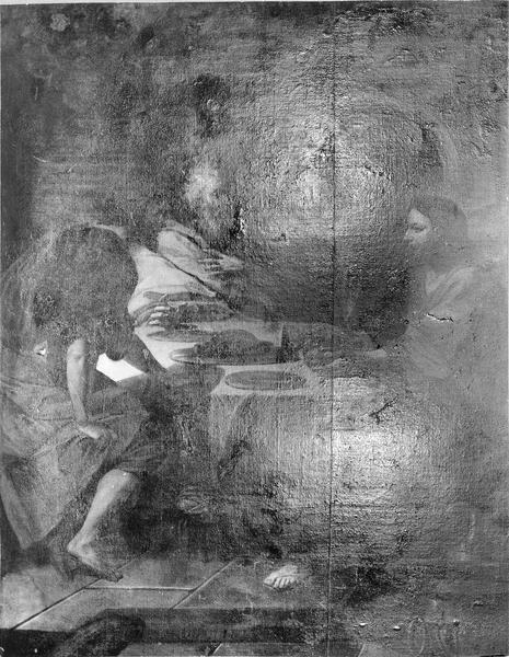 tableau : Pélerins d'Emmaüs (les), photogaphie en lumière réfléchie avant travaux - © Ministère de la Culture (France), Médiathèque du patrimoine et de la photographie (objets mobiliers), tous droits réservés