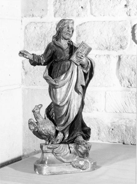 autel dit de saint Mammès, statuette de Saint Jean évangéliste