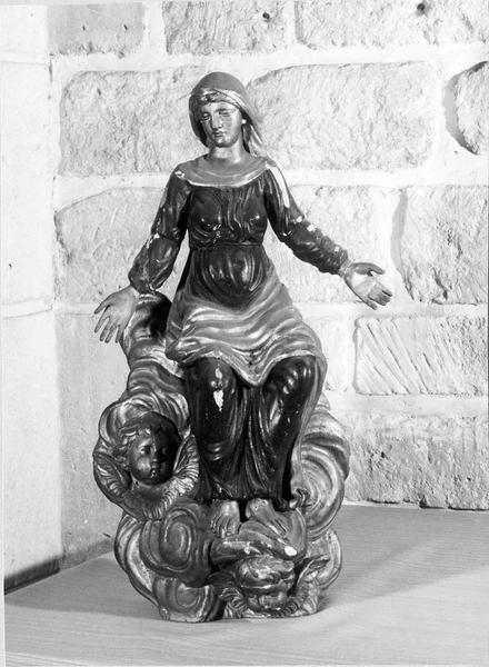 autel dit de saint Mammès, statuette de la Vierge