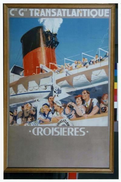 Affiche de la Compagnie Générale Transatlantique (CGT)