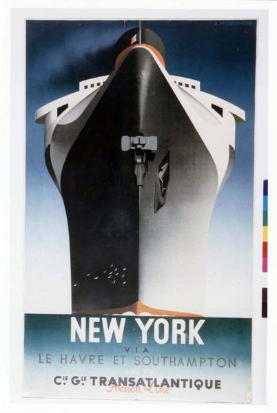 Affiche de la Compagnie Générale Transatlantique - French Lines (CGT French Lines)