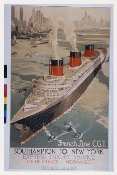 Affiche : French Line CGT