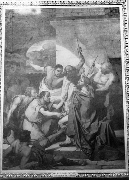 tableau : Christ insulté par ses bourreaux, ou les sept pêchés capitaux (le) - © Ministère de la Culture (France), Médiathèque du patrimoine et de la photographie (objets mobiliers), tous droits réservés