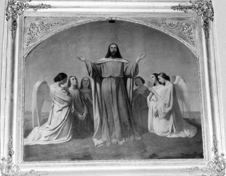 tableau : Christ dans le désert adoré par les anges (le) - © Ministère de la Culture (France), Médiathèque du patrimoine et de la photographie (objets mobiliers), tous droits réservés