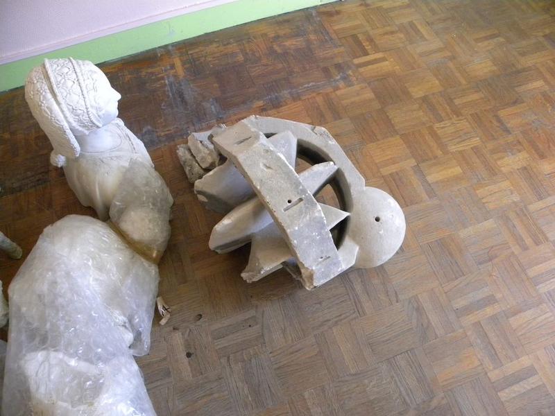 2 peintures monumentales : les marronniers