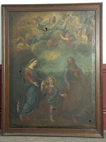 tableau : Les Deux Trinités ou La Trinité céleste et la Trinité terrestre - © Ministère de la Culture (France), Médiathèque du patrimoine et de la photographie (objets mobiliers), tous droits réservés