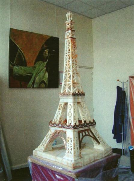 maquette : Tour Eiffel : vue générale