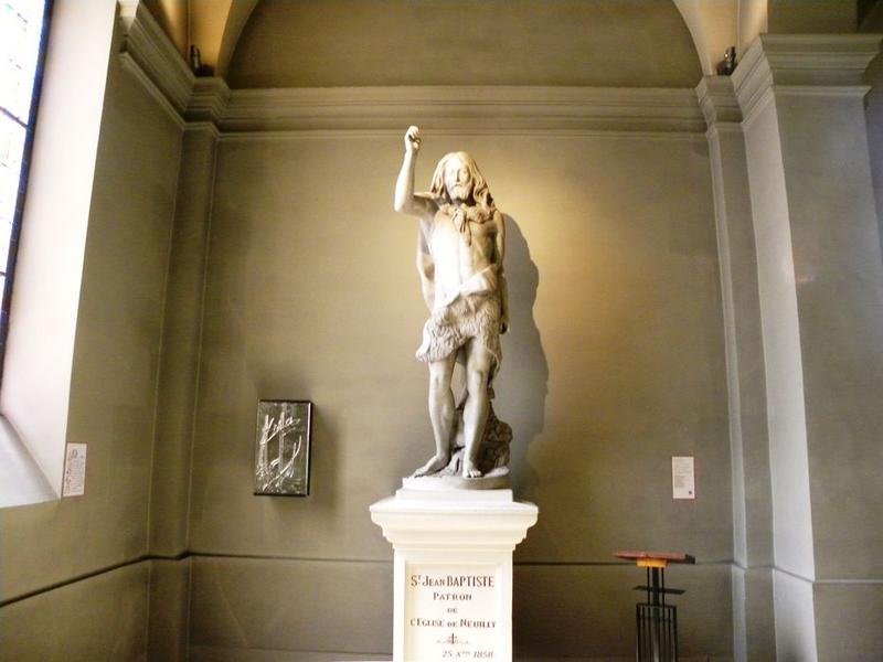 statue : Saint Jean-Baptiste : vue de face