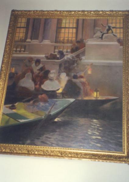 tableau : Les Barques, l'Hiver