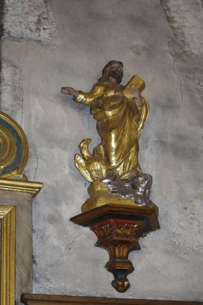 autel dit de saint Mammès : statue de saint Jean l'Évangéliste