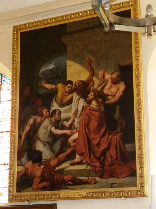 tableau : Christ insulté par ses bourreaux, ou les sept pêchés capitaux (le) - © Ministère de la Culture (France), Conservation des antiquités et des objets d’art des Hauts-de-Seine, diffusion GrandPalaisRmn Photo