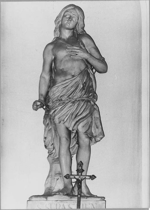statue : Saint Sébastien - © Ministère de la Culture (France), Médiathèque du patrimoine et de la photographie, Tous droits réservés