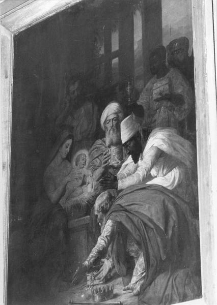 tableau : adoration des mages (l') - © Ministère de la Culture (France), Médiathèque du patrimoine et de la photographie, diffusion RMN-GP