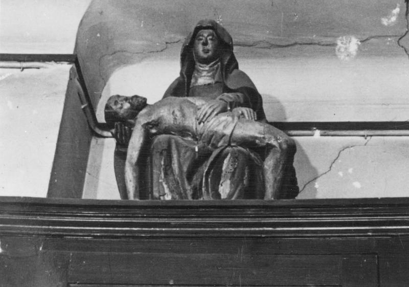 groupe sculpté : Vierge de Pitié