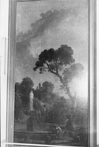 tableau : paysage à la fontaine - © Ministère de la Culture (France), Médiathèque du patrimoine et de la photographie, diffusion RMN-GP