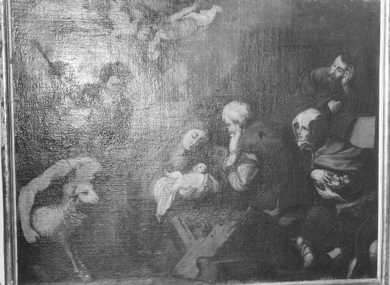 tableau : adoration des bergers (l')