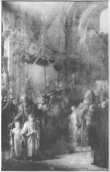 tableau : Les Funérailles du roi Dagobert