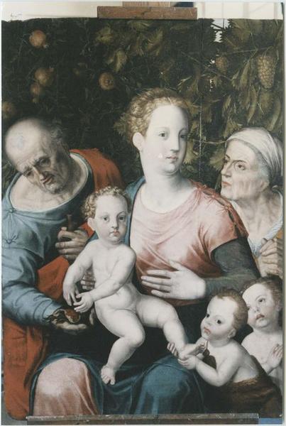 tableau : la Sainte Famille, vue générale