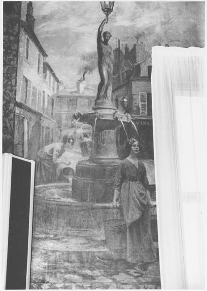 Peinture monumentale : la fontaine de la place d'Armes