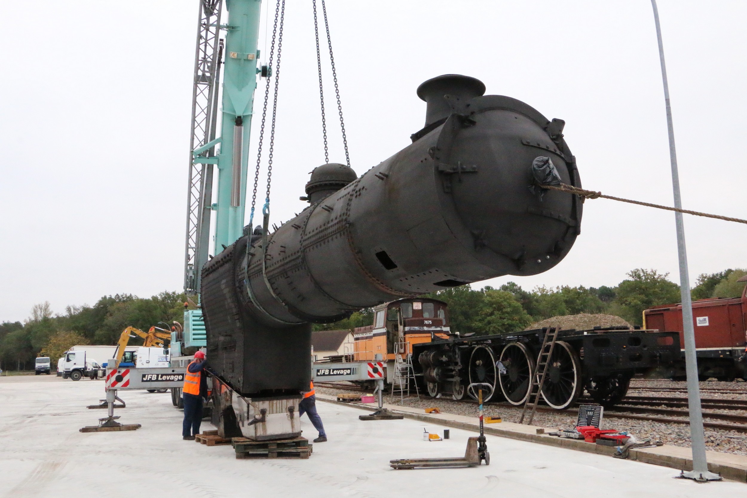 chaudière de la locomotive à vapeur, à tender séparé, à voie normale, 230 G 361