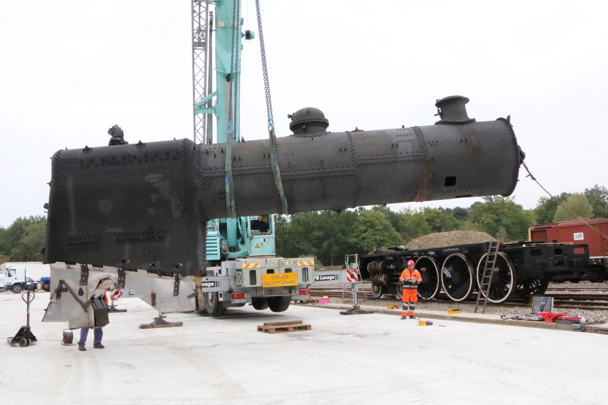 chaudière de la locomotive à vapeur, à tender séparé, à voie normale, 230 G 362