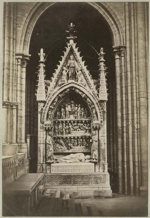 tombeau de Dagobert Ier, roi de France, fondateur de l'abbaye de Saint-Denis