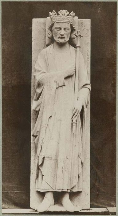 statue (gisant) : Clovis II, roi de France