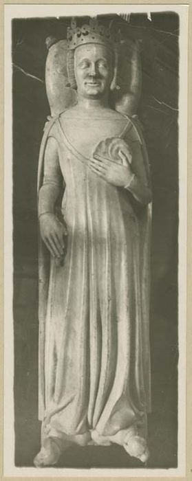 statue (gisant) : Jeanne de Bourbon, épouse de Charles V, roi de France