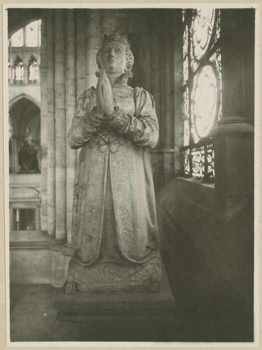 statue (gisant) : Marie de Bourbon, fille de Charles de Bourbon, comte de Vendôme