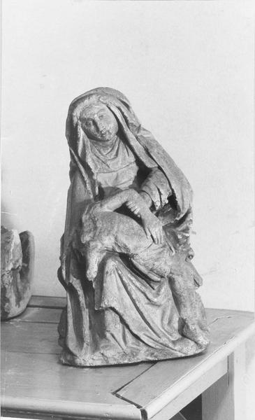 groupe sculpté : Vierge de Pitié, vue générale - © Ministère de la Culture (France), Médiathèque du patrimoine et de la photographie (objets mobiliers), tous droits réservés