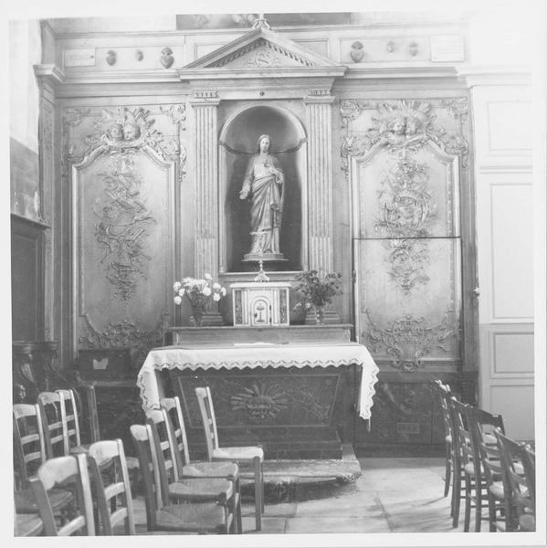 retable secondaire, vue générale