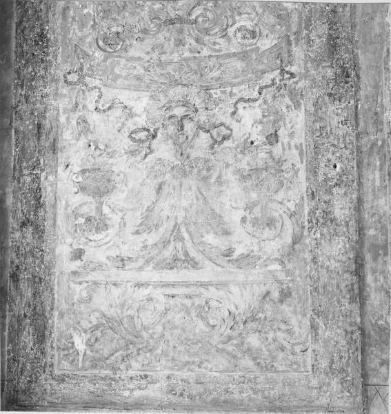 revêtement intérieur (décor intérieur de la chambre de la Reine), détail